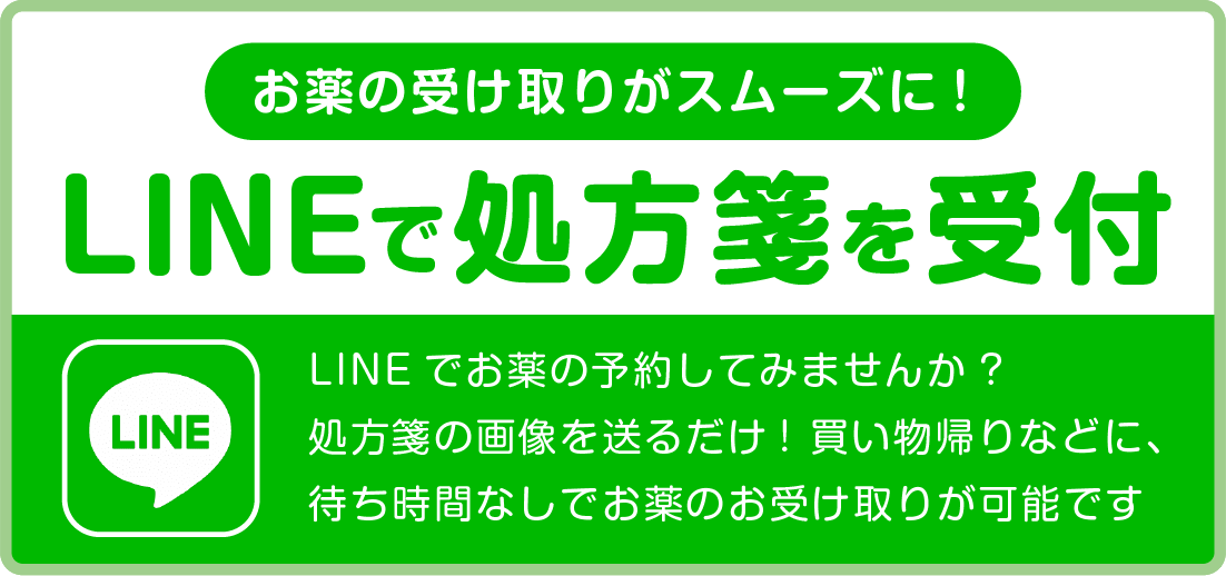 LINEで処方箋を受付